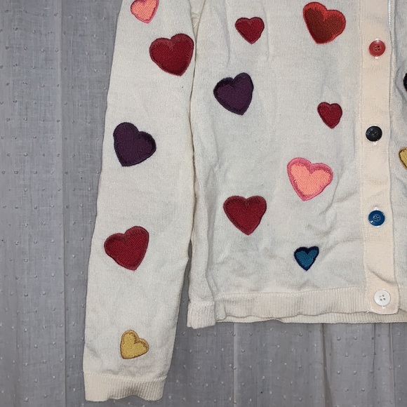 💛💙Alice + Olivia Heart Cardigan💜🧡 - Picture 3 of 8